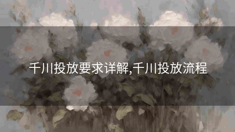 千川投放要求详解,千川投放流程