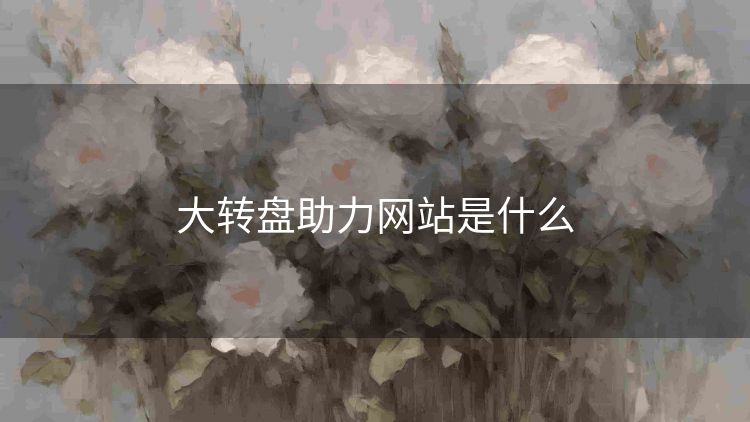 大转盘助力网站是什么 大转盘助力网站是什么